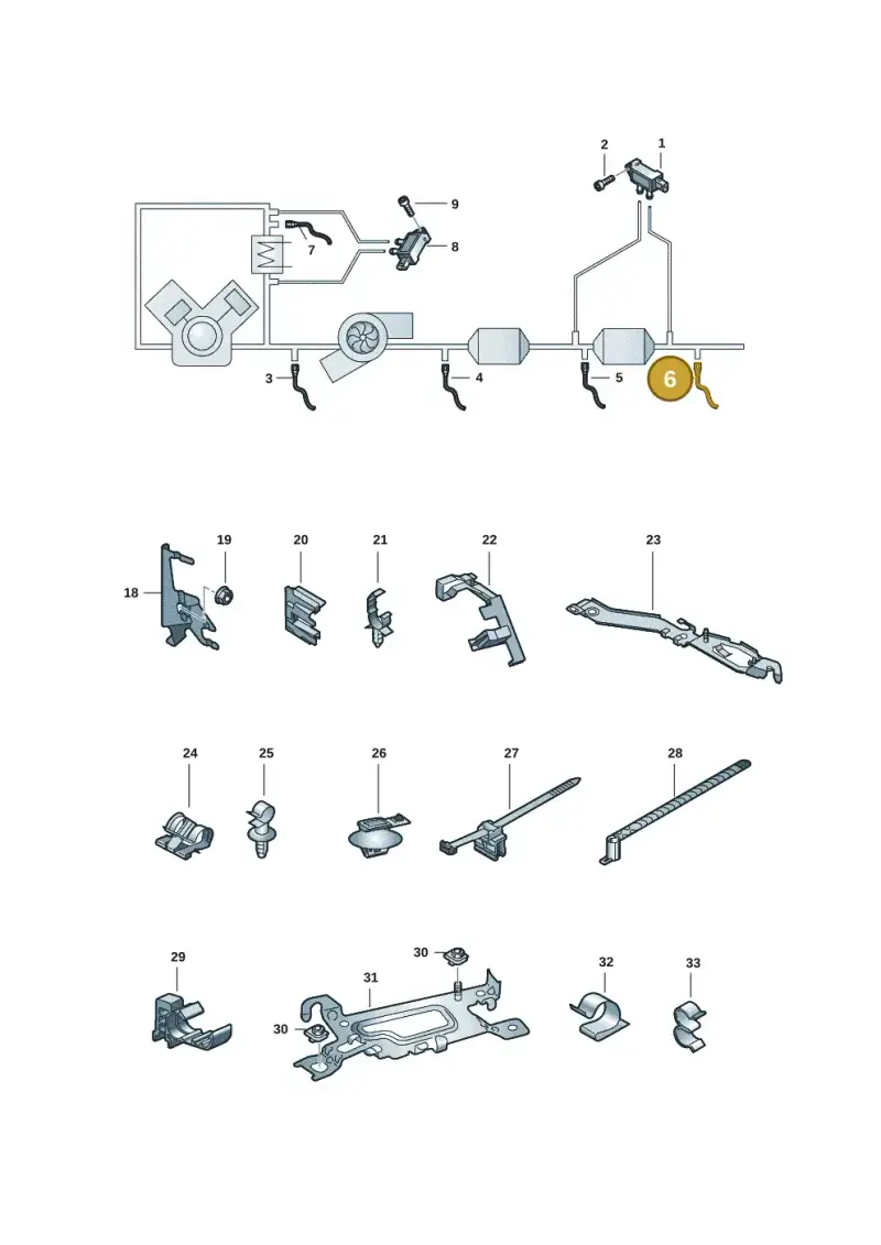 05L906088BN — Audi A5 Sportback (2016-2020) diagram 897906008, position 6