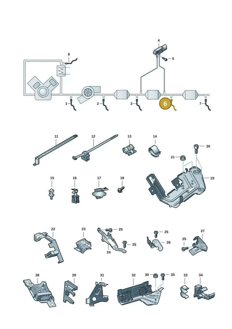 05L906088BN — Audi A6 2.0 (2018-) diagram 430906008, position 6