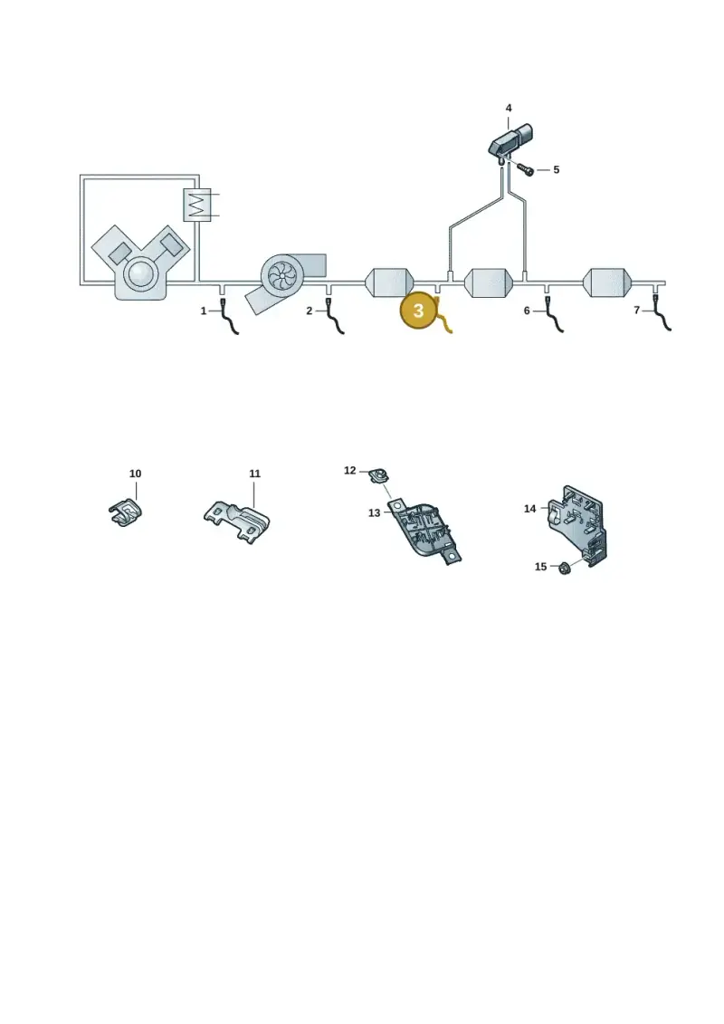 05L906088F — Audi A3 Sportback (2019-2021) diagram 596906008, position 3