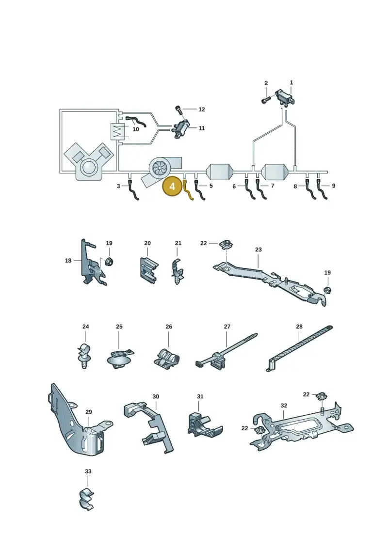05L906088S — Audi A4 2.0 (2015-2019) diagram 849906008, position 4