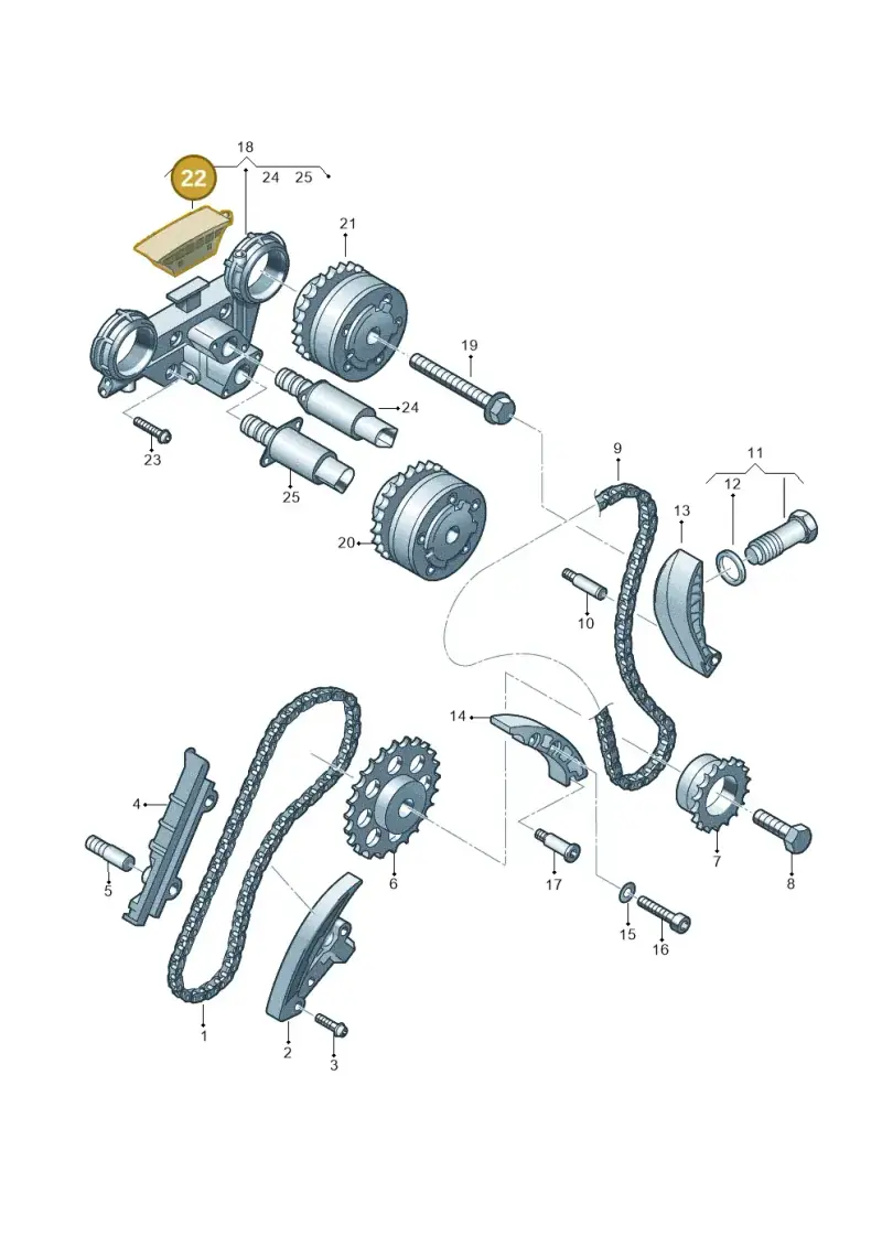066109514A — Audi A3 Sportback (2008-2013) diagram 244109900, position 22