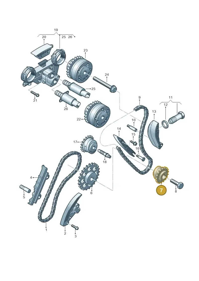066109570 — Audi Q7 qu. 3.0 TDI (2009-2015) diagram 460109900, position 7