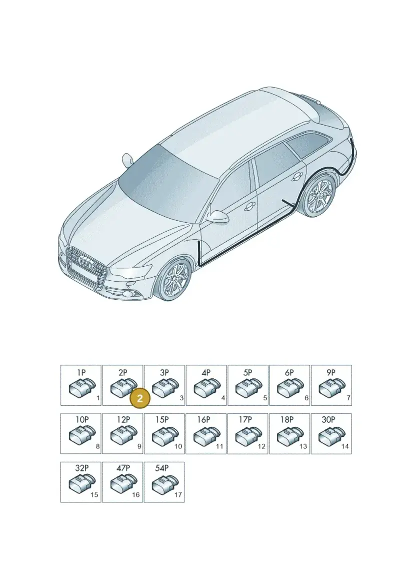 06A971921A — Audi RS6 Avant (2013-2018) diagram 758971850, position 2