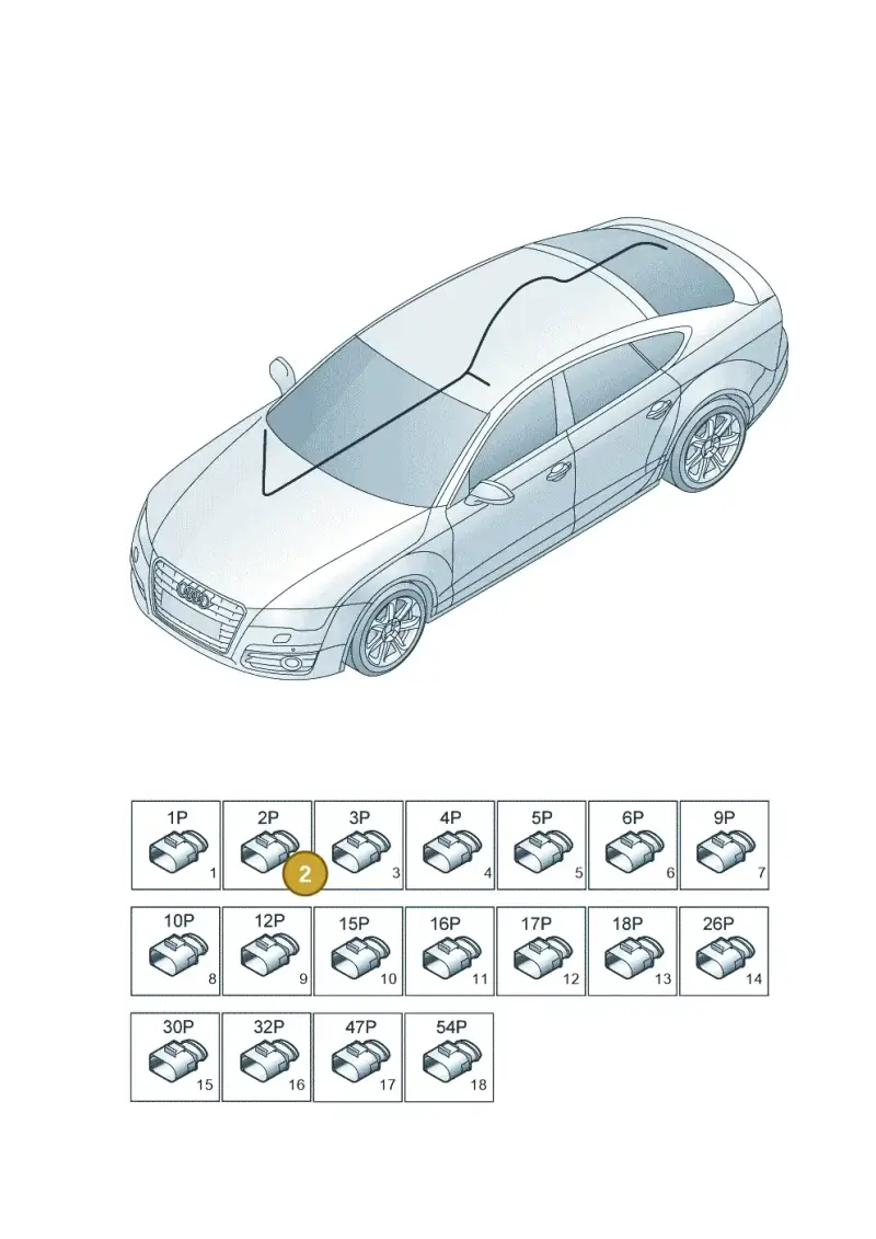 06A971921A — Audi RS7 Sportback (2013-2018) diagram 765971850, position 2