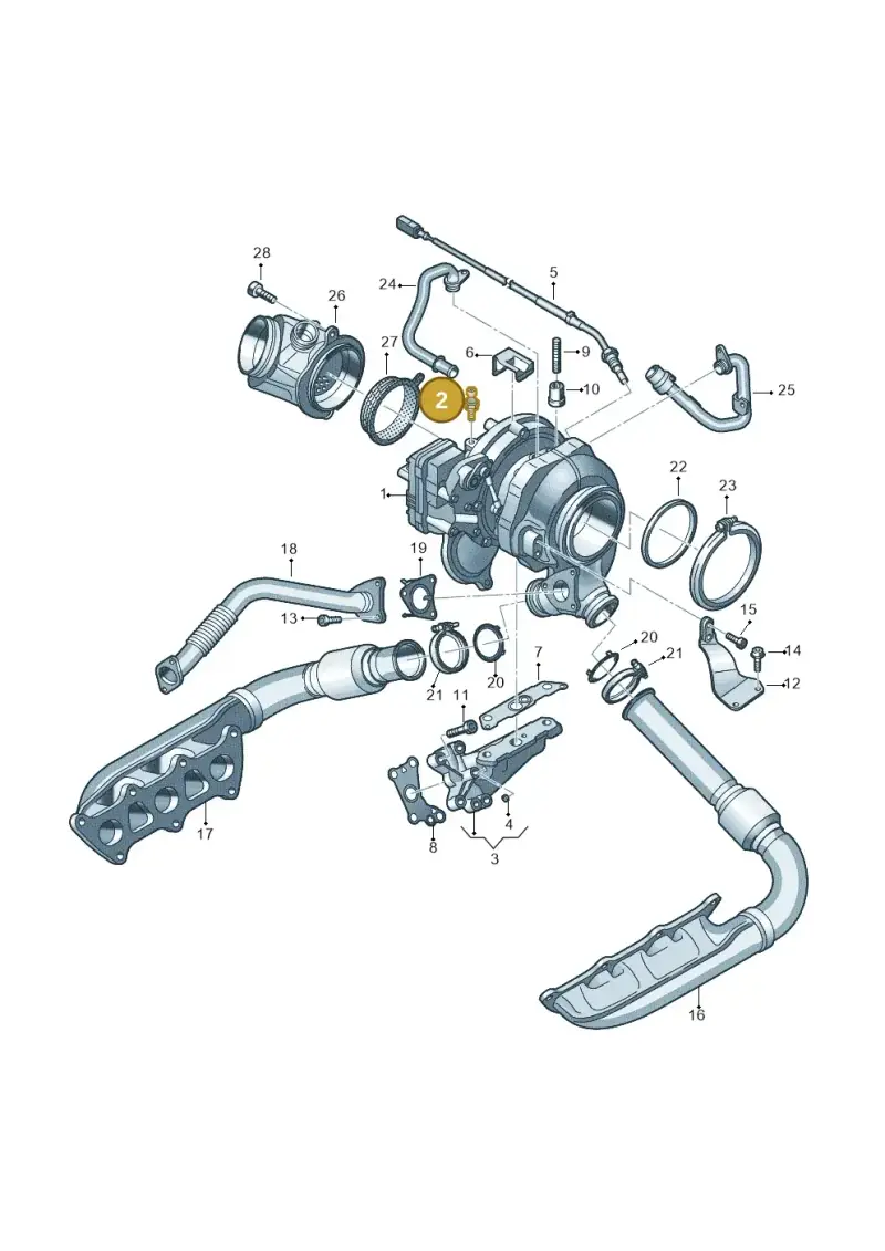 06B103951 — Audi Q5 (2016-2020) diagram 849145350, position 2