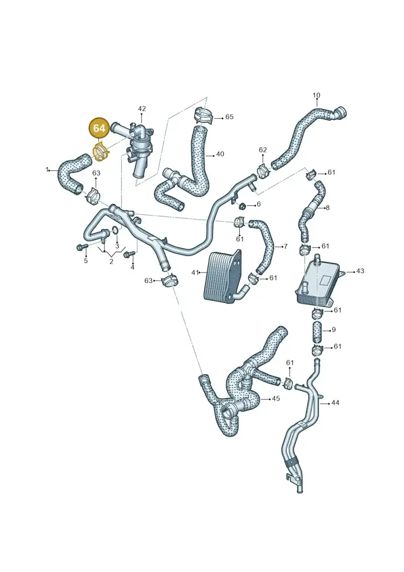 06B145917 — Audi RSQ3 Sportback (2019-2024) diagram 858121320, position 64