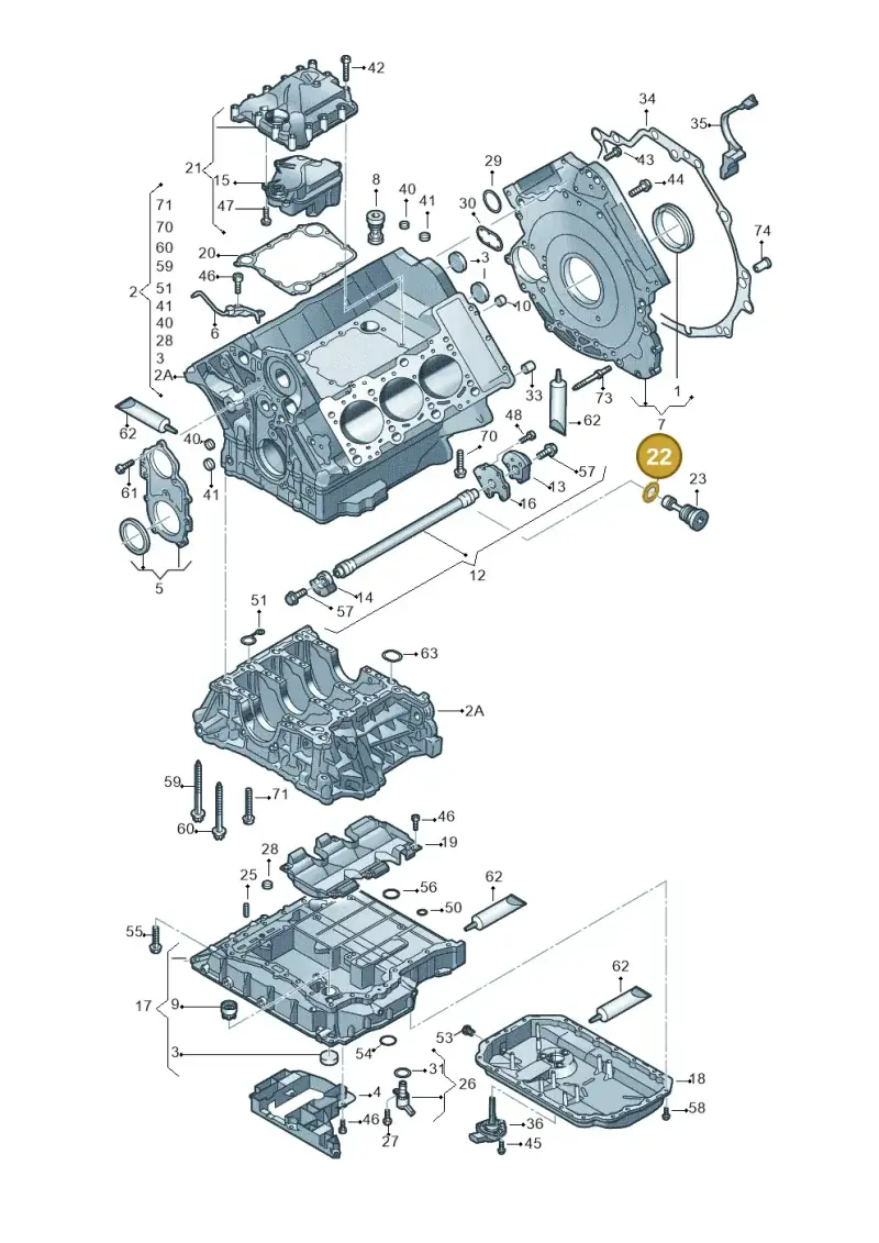 06C115444 — Audi A8/S8/qu. lang    08> (2007-) diagram 448103250, position 22