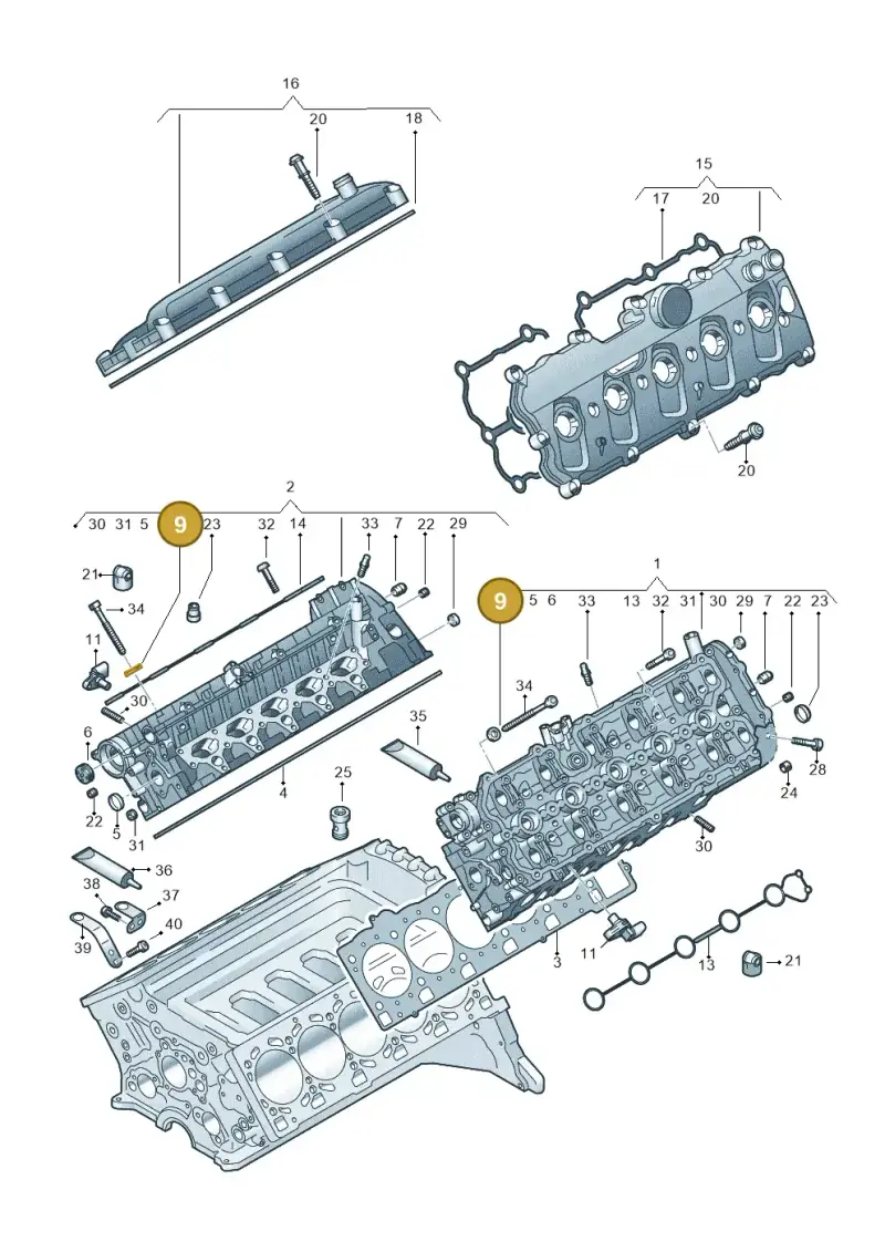 06D103377 — Audi R8 Spyder (2015-2024) diagram 872103200, position 9