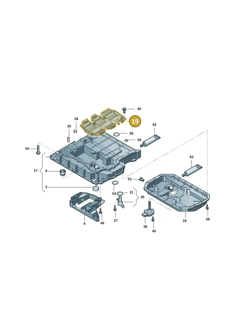 06E103623K — Audi A6 1.8 (2015-2019) diagram 669103006, position 19