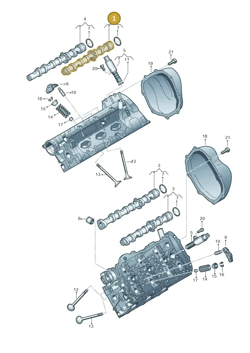 06E109101BC — Audi A6L           "CN"05> (2005-) diagram 448109300, position 1
