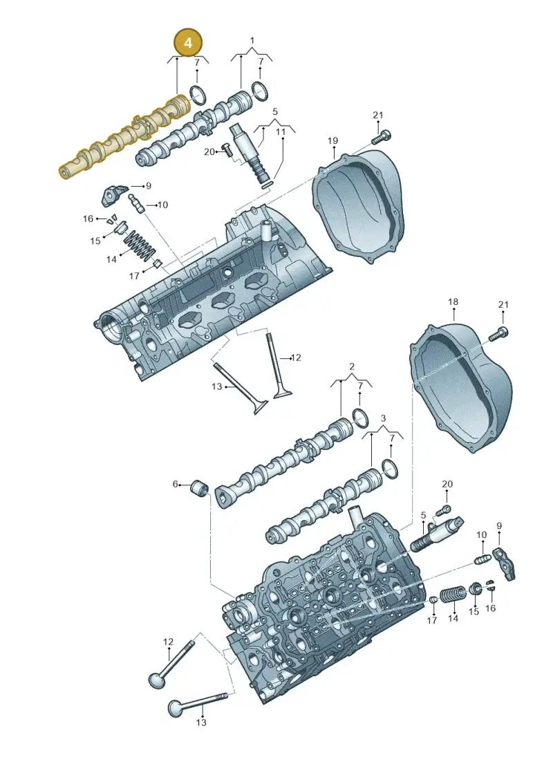 06E109102BD — Audi A6L           "CN"05> (2005-) diagram 448109300, position 4