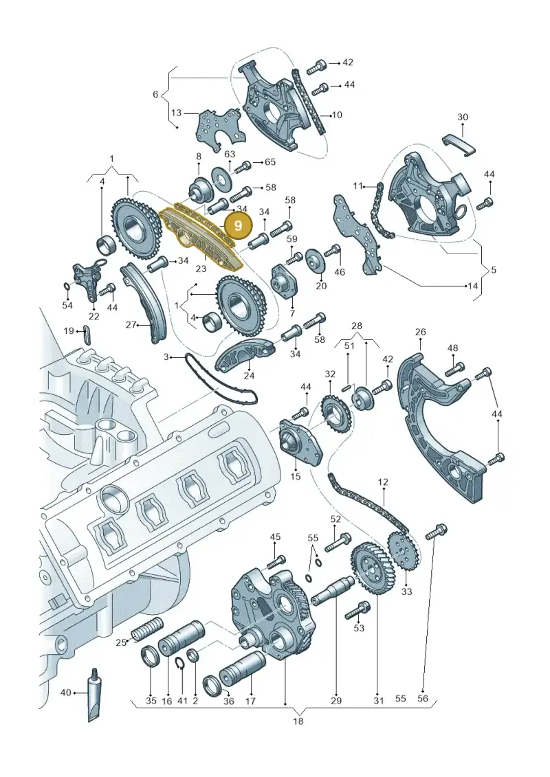 06E109465AM — Audi R8                08> (2007-) diagram 473109200, position 9