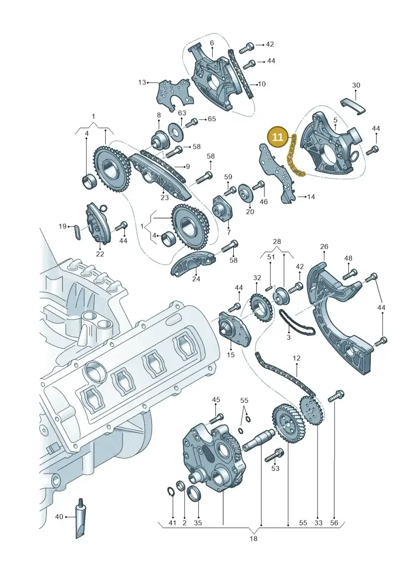 06E109465BJ — Audi R8 Spyder (2015-2024) diagram 872109300, position 11
