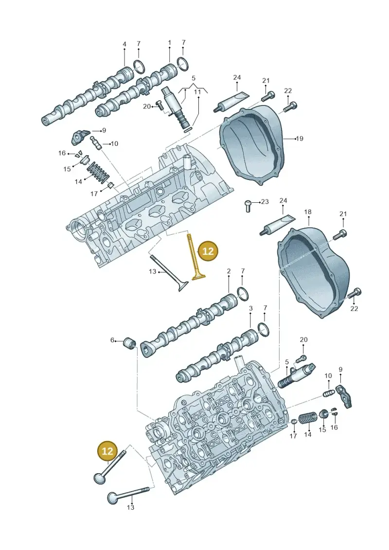 06E109601E — Audi Q7 qu. 3.0 TDI (2015-2019) diagram 771109100, position 12