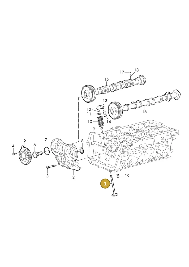 06E109611N — Audi Q6 (2022-) diagram 596109019, position 1