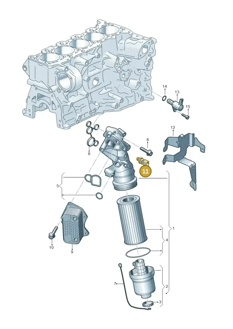 06E906054J — Audi RSQ3 Sportback (2019-2024) diagram 898115200, position 11