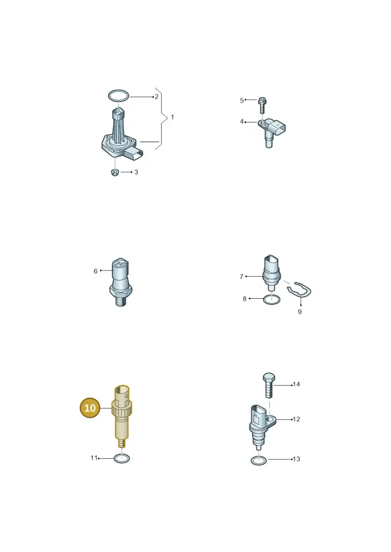 06E919501C — Audi Q7 qu. 3.0 TDI (2015-2019) diagram 859919400, position 10