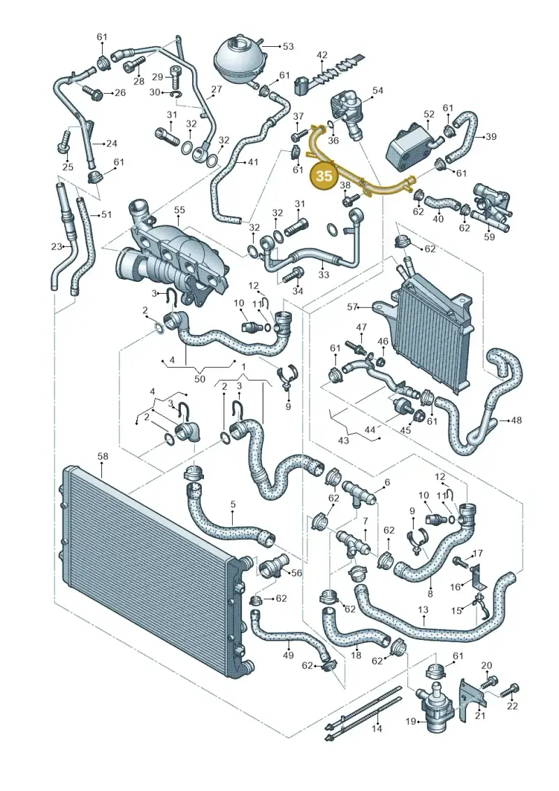 06F121065H — Audi A3 Sportback (2008-2013) diagram 412121440, position 35