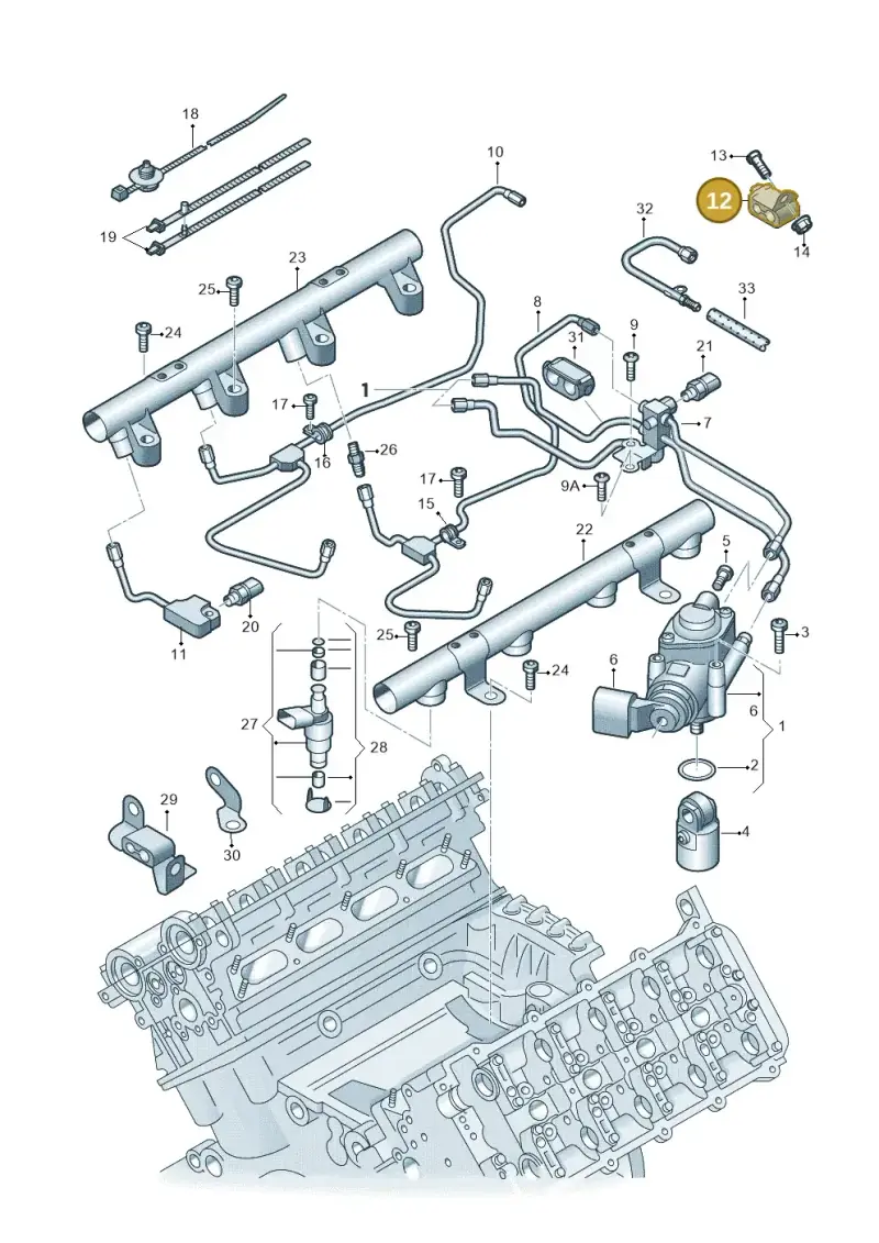 06F130401A — Audi RS4 Cabrio qu.    08> (2007-) diagram 473133500, position 12