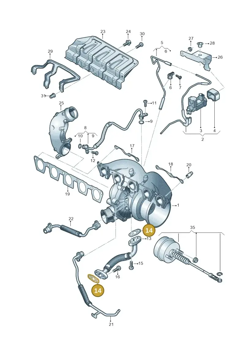 06F145757L — Audi RSQ3 Sportback (2019-2024) diagram 853145600, position 14
