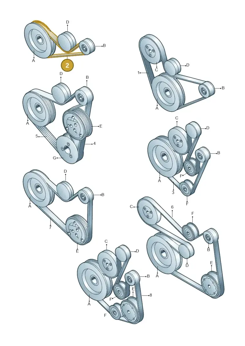 06F903137E — Audi A3 Sportback (2008-2013) diagram 412903950, position 2