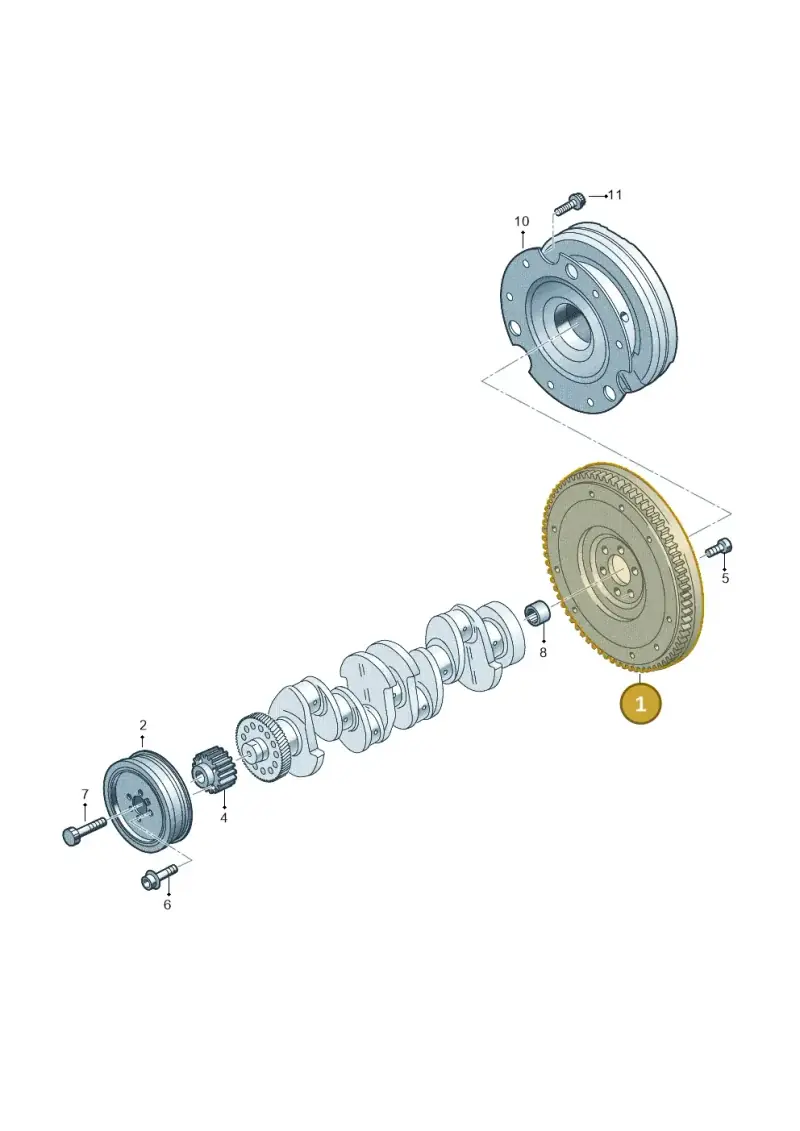 06H105323R — Audi A6 2.0 (2018-) diagram 430105560, position 1