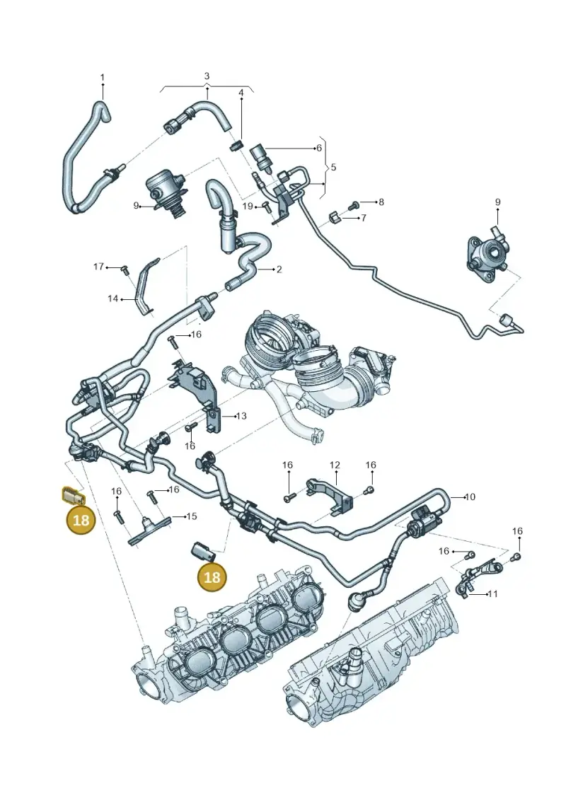 06H906052B — Audi RS Q8 Quattro (2019-) diagram 819133650, position 18