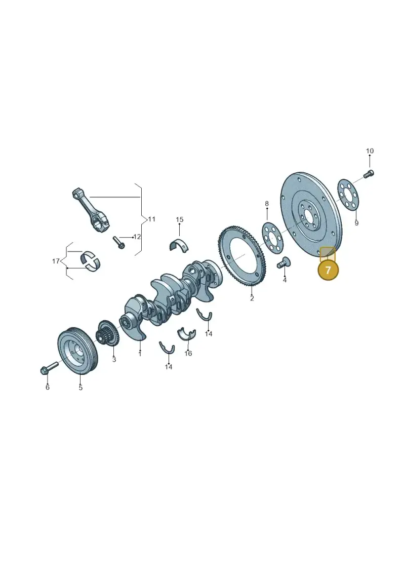 06J105327B — Audi Q3 quattro (2018-2019) diagram 833105080, position 7