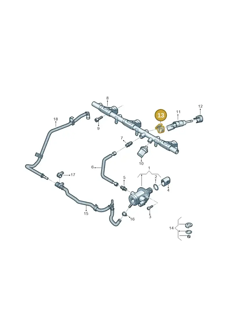 06J133036B — Audi RSQ3 Sportback (2019-2024) diagram 898133360, position 13