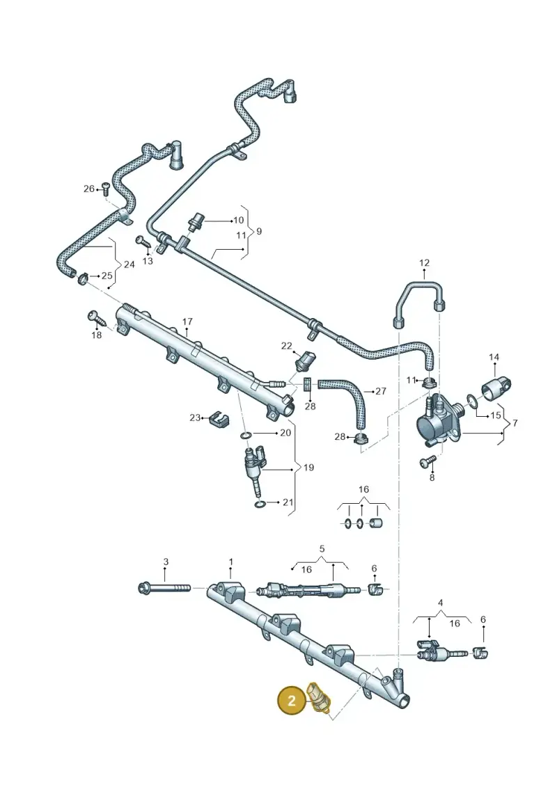 06K906051C — Audi Q6 (2022-) diagram 809133200, position 2