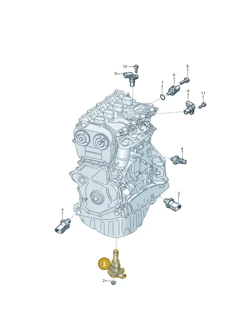 06K907637B — Audi A3 Cabrio (2016-2020) diagram 891919510, position 1