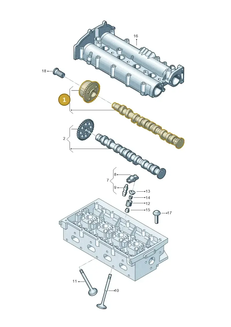 06L109021S — Audi TTS Coupe 2.0 (2014-2023) diagram 798109030, position 1