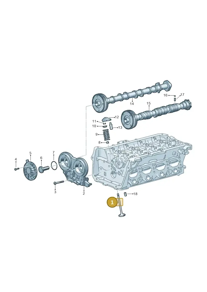 06L109601F — Audi A3 Sportback (2019-2021) diagram 596109017, position 1