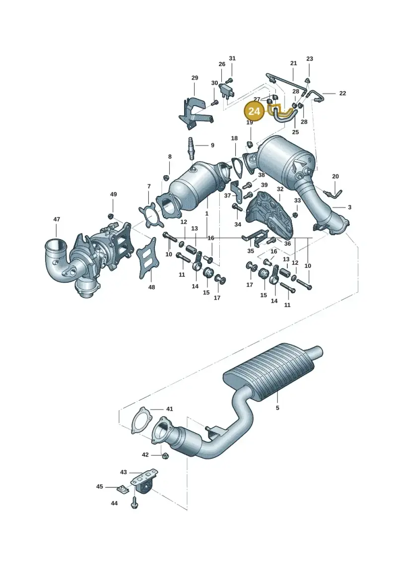 06L131850C — Audi A7 (2021-) diagram 4kg253370, position 24