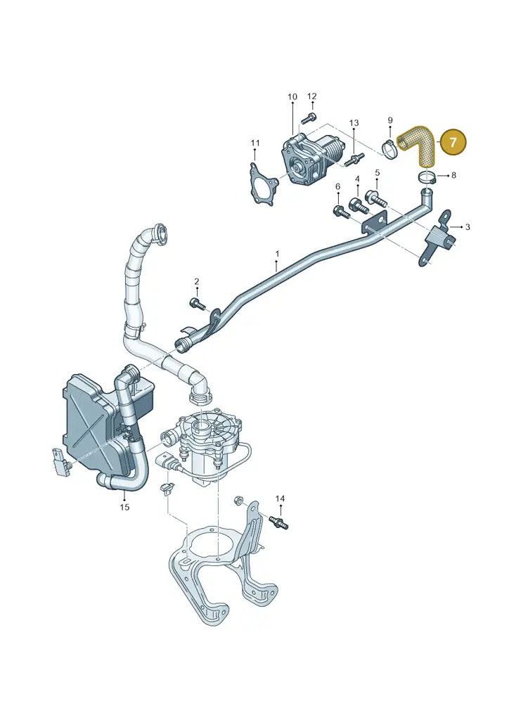 06L133817 — Audi Q8 Quattro 3,0 (2018-) diagram 430131110, position 7