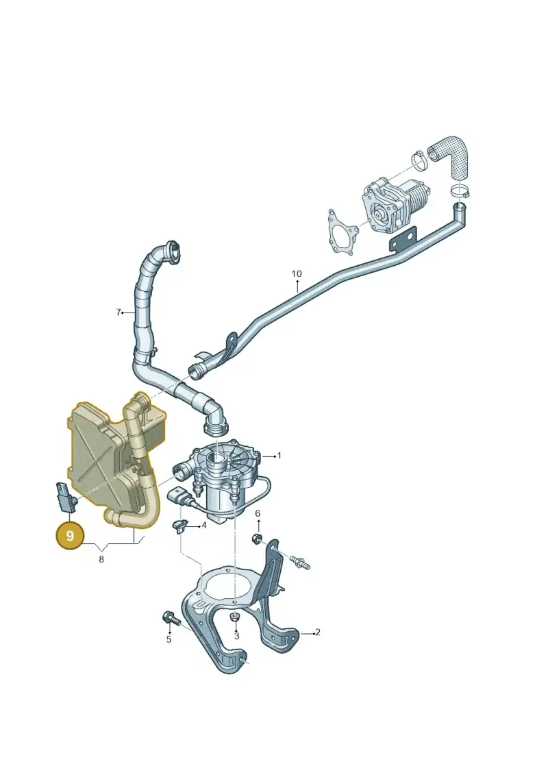 06L906052A — Audi Q8 Quattro 3,0 (2018-) diagram 430131100, position 9