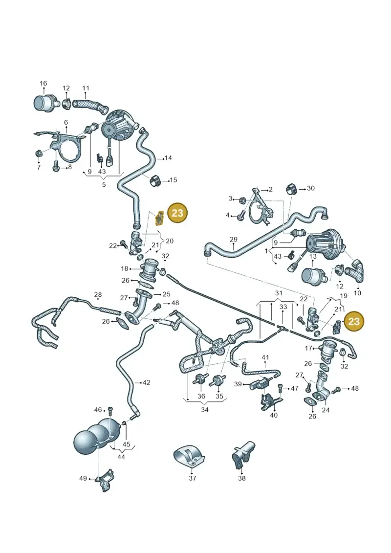 06L906052A — Audi R8 Spyder (2015-2024) diagram 872131350, position 23