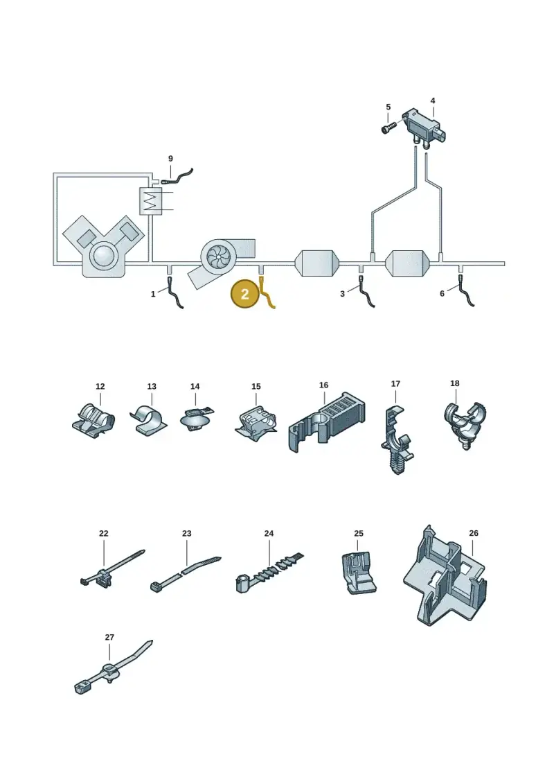 06L906265B — Audi A4 2.0 (2015-2019) diagram 849906003, position 2