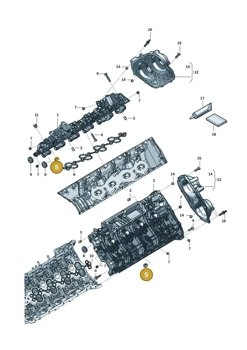 06M103201D — Audi RS6 Avant (2019-) diagram 819103271, position 5