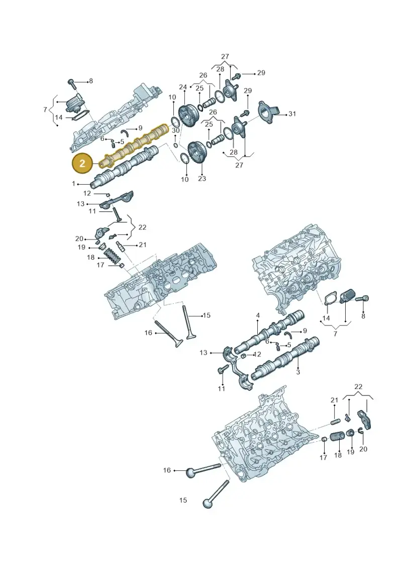 06M109102ER — Audi A6 L 2.0 (2018-) diagram 577109018, position 2