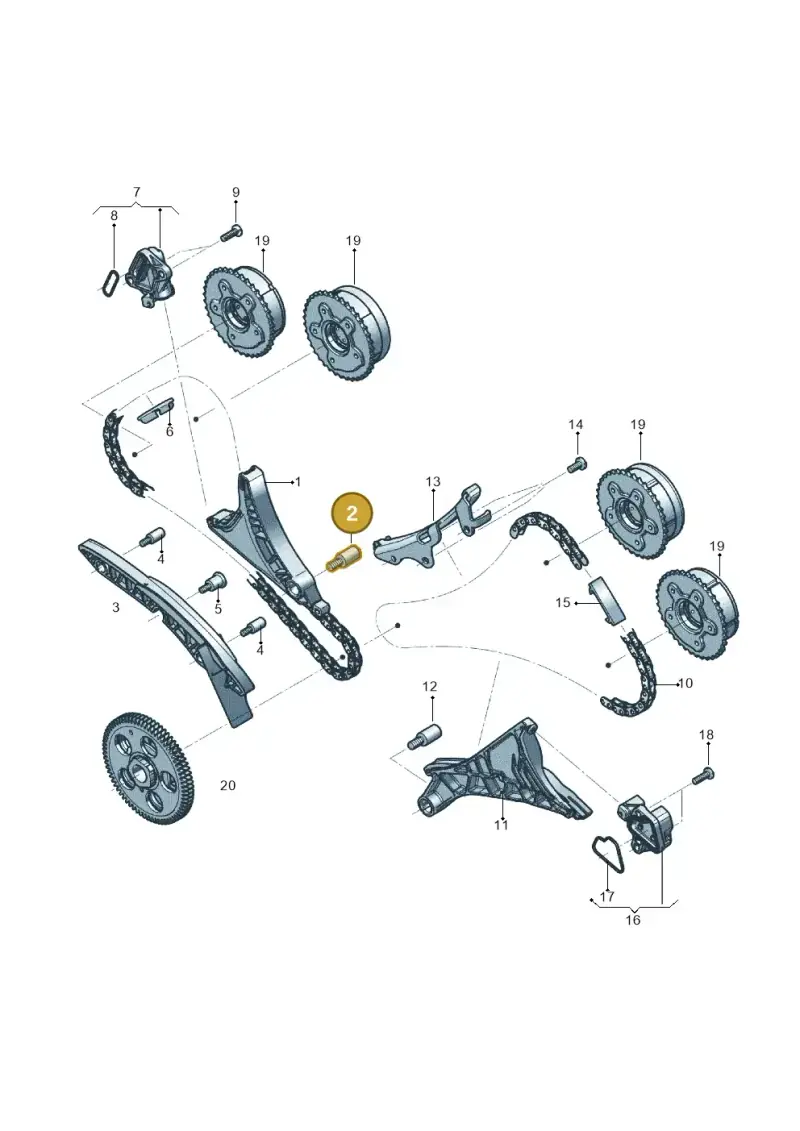 06M109426E — Audi RS6 Avant (2019-) diagram 819109600, position 2