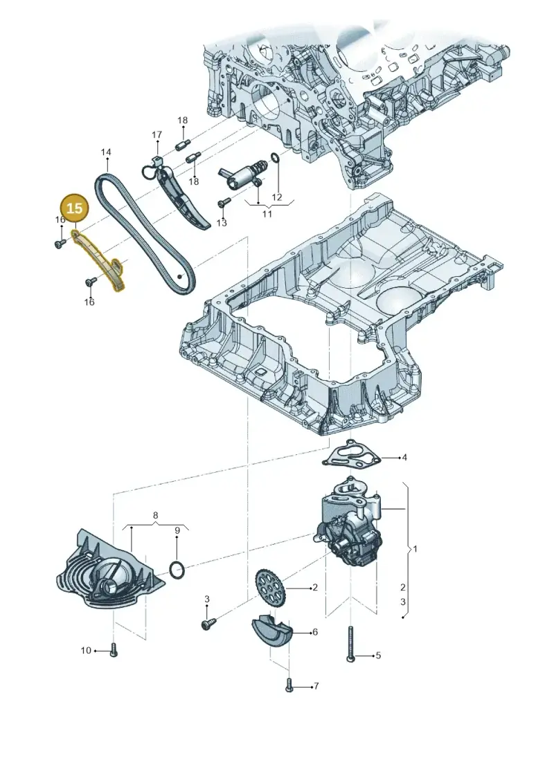 06M109469K — Audi RS6 Avant (2019-) diagram 819115200, position 15