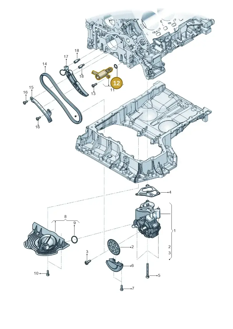 06M115475 — Audi RS6 Avant (2019-) diagram 819115200, position 12