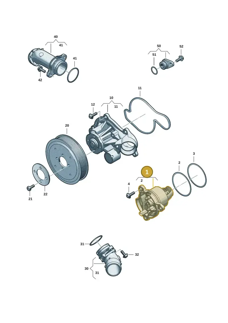 06M121115N — Audi A5 Limo 2.0 (2024-) diagram 06m121000, position 1