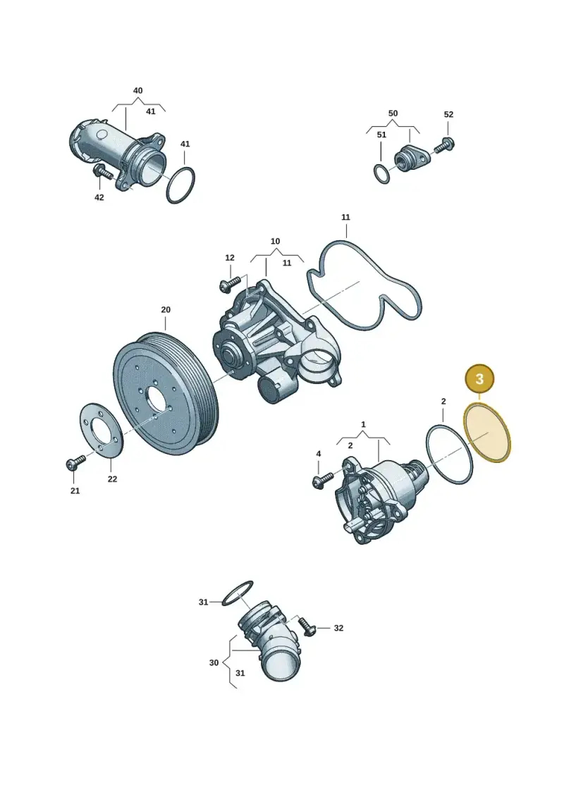 06M121688 — Audi A5 Limo 2.0 (2024-) diagram 06m121000, position 3