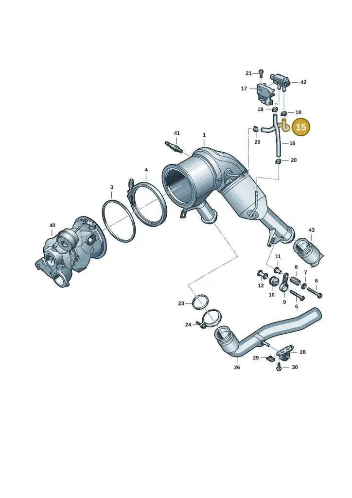 06M131850AR — Audi A5 Limousine (2024-2025) diagram 8wk253440, position 15