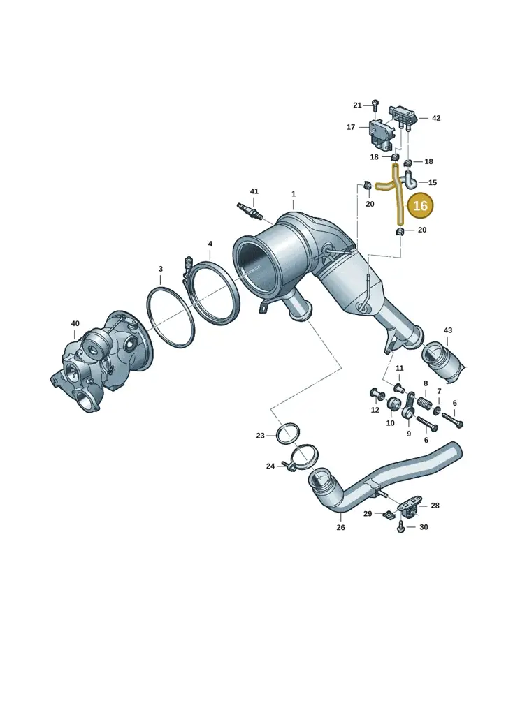 06M131850AS — Audi A5 Limousine (2024-2025) diagram 8wk253440, position 16