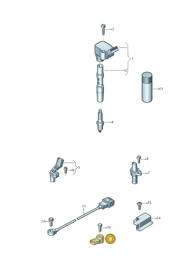 06M905377 — Audi RS6 Avant (2019-) diagram 849905000, position 9