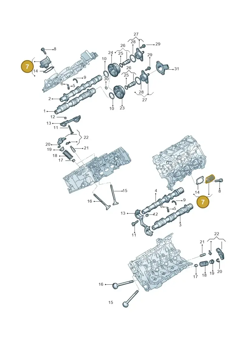 06M906048F — Audi A6 L 2.0 (2018-) diagram 577109018, position 7