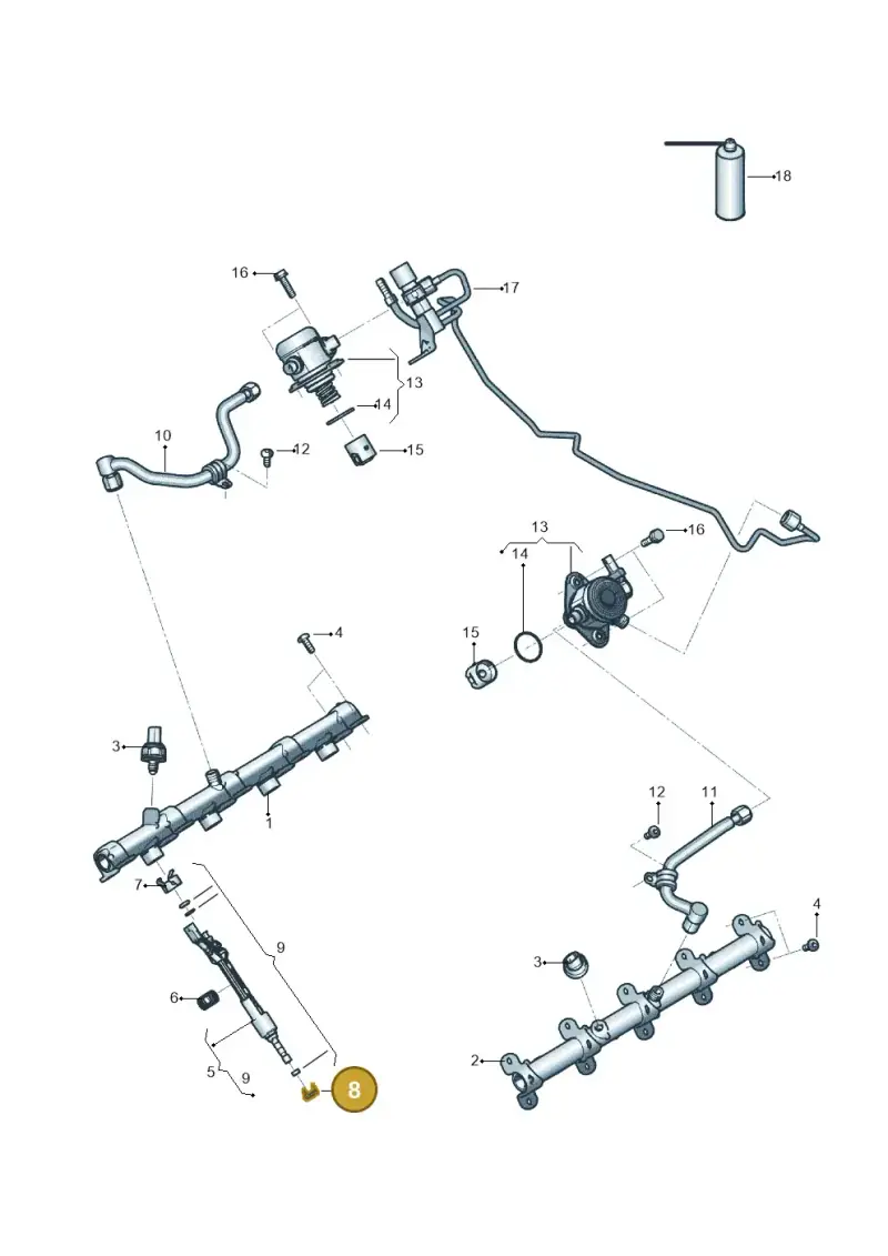 06M906189A — Audi RS Q8 Quattro (2019-) diagram 819133500, position 8